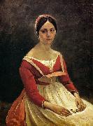 Jean-Baptiste Camille Corot Madame Legois oil painting on canvas